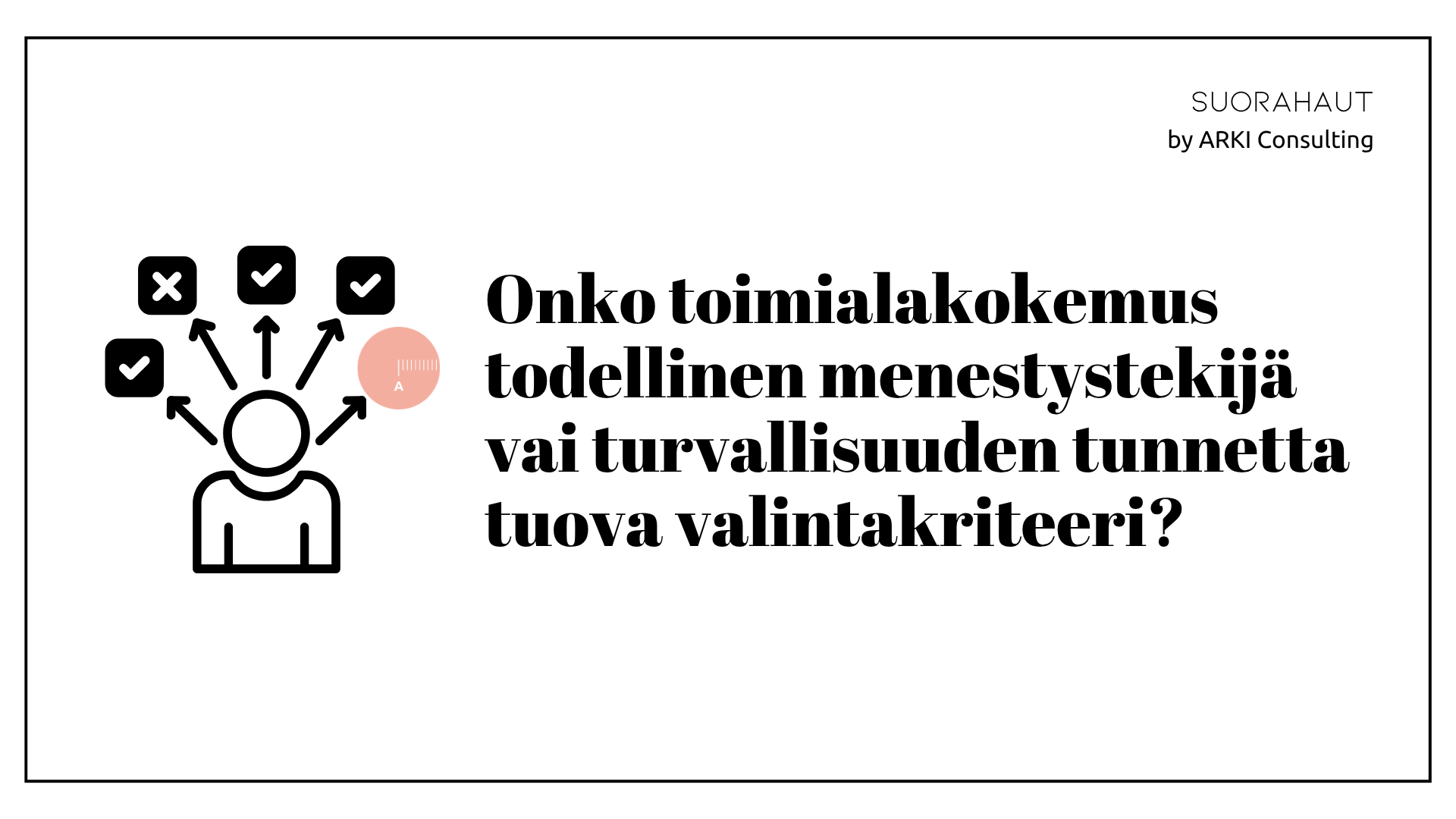POP Up tiiseri toimialatuntemus